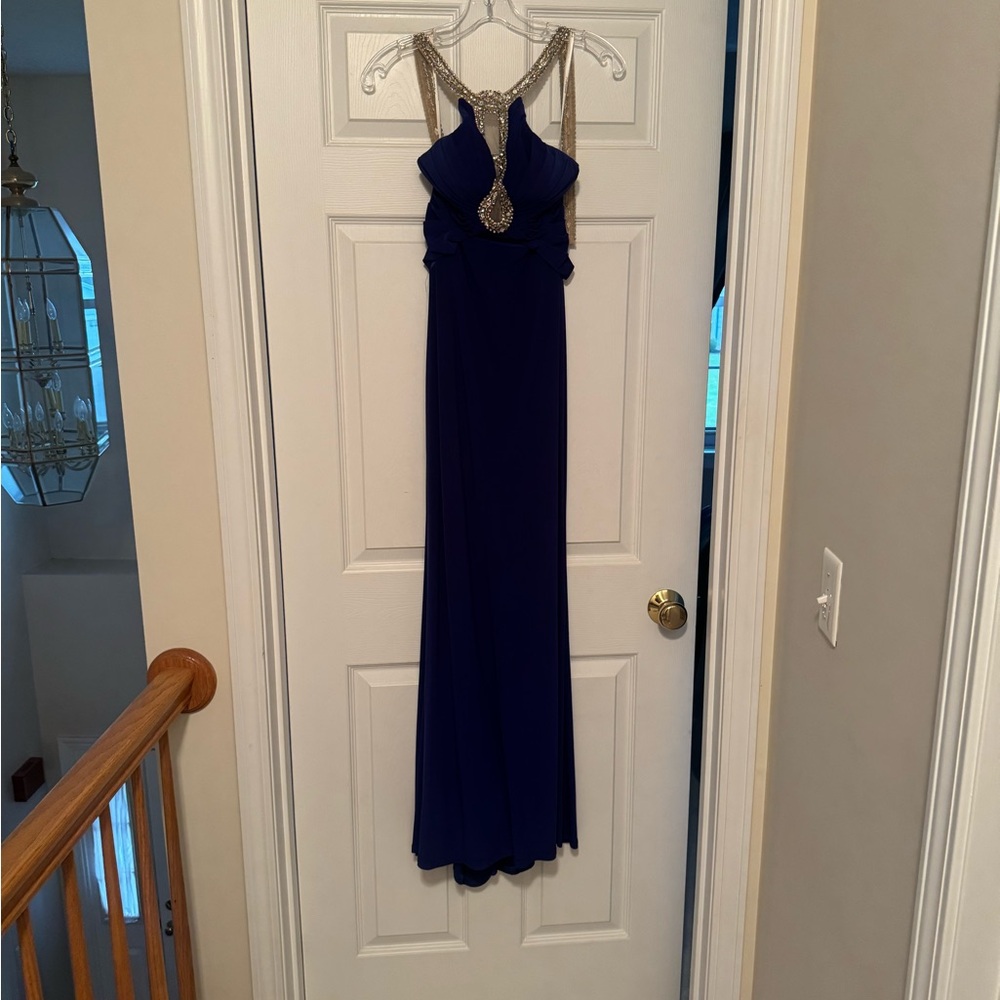Elegant Blue Evening Gown
